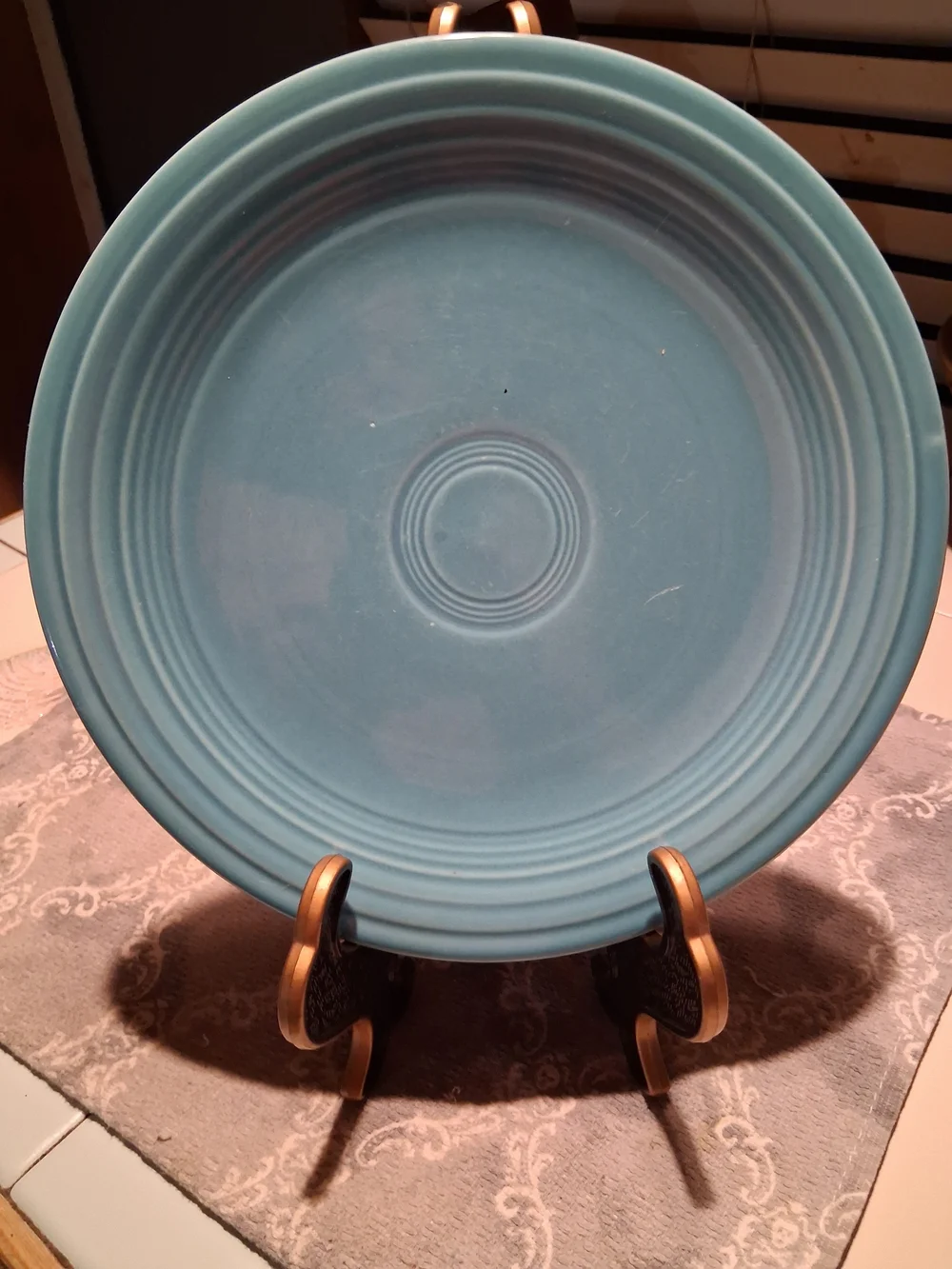 Genuine Fiesta HLC USA Slate Blue Dinner Plate